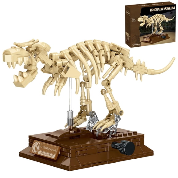 Set de bloques de construcción Fósil de Tyrannosaurus rex Myth Qholve