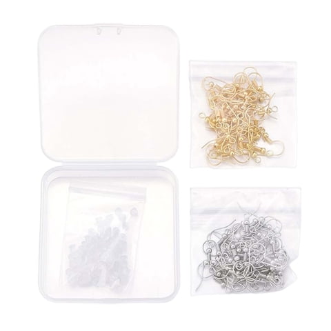 Bothyi - Ganchos Para Aretes Suministros Para Hacer Joyas Diy Tapones Para Aretes Plata