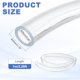 thumbnail image 2 of Manguera Transparente Uxcell, Tubo de Plástico Flexible para Agua Manguera de Vinilo Ligera - Adecuada para (Jardín/Piscina/Bomba/Acuario/Tanque de Peces), 0.98"(25mm) DI & 1.18"(30mm) DE & 3.28ft, 2 of 7