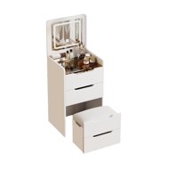 Click Ventas - Tocador De Lujo Con Espejo Y Luz Incorporada Y Taburete