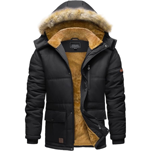 Chaqueta TACVASEN de invierno con capucha y polar