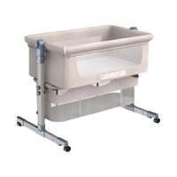 Lubabycas - Cuna Colecho Bebé Con Colchón Y Mosquitero Café