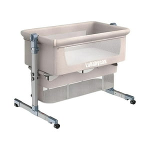 Lubabycas - Cuna Colecho Bebé Con Colchón Y Mosquitero Café