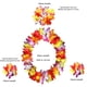 thumbnail image 4 of Conjunto de disfraz hawaiano con falda Luau Hula Grass para adultos y niños, 4 of 7