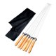 thumbnail image 4 of 6 Brochetas Planas De Acero Inoxidable Para Barbacoa, Para Cocinar, Picnic Y Camping., 4 of 5