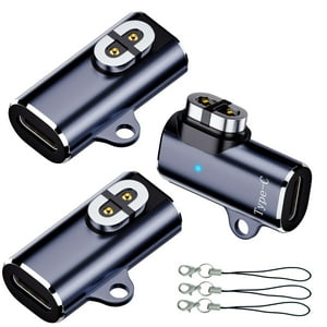 Sweguard - Adaptador De Carga Usb C A Magnético Para Auriculares Shokz, Paquete De 3 Unidades