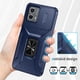 thumbnail image 3 of Funda Armada para Motorola Moto G 2023 5G con Tapa Deslizante y Soporte Magnético Giratorio Azul, 3 of 5