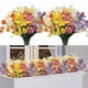 thumbnail image 3 of suxuMhao Margarita Artificial - Flores Artificiales, Flores de Plástico, Crisantemos Falsos para Macetas de Exterior, Flores Falsas para Exteriores y Interiores, Ramos de Decoración, 10 Ramos en, 3 of 5