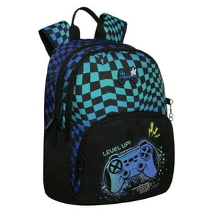 Mochila Infantil Niño Gum Chess Gamer Negro Head