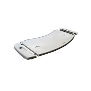 Glomed - Mesa Auxiliar De Cama Clínica Ajustable Blanco