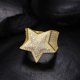 thumbnail image 2 of Anillo de Moissanita con Estrella Creada en Laboratorio Brillante para Hombre Anillo de Compromiso de Diamante Simulado de Plata Esterlina S925 Moda Lujo Bling Anillo de Fiesta, 2 of 8