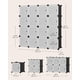 thumbnail image 5 of Organizador de almacenamiento SONGMICS de 16 cubos de plástico modular, 5 of 7