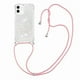 thumbnail image 5 of Funda FOXDOCK para iPhone 12 Mini con Cuerda Ajustable, Brillo Líquido, Protección Antigolpes y Lente – Ideal para Regalo, 5 of 6