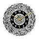 thumbnail image 3 of Reloj De Pared De Caligrafía Islámica Redonda De 12 Pulgadas Musulmán Eid Negro, 3 of 3