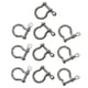 thumbnail image 2 of 10 Uds Hebillas De Herradura Llave Hecha A Mano Grillete De Arco Chian Para Correas De Juguetes Artesanía Argent, 2 of 5