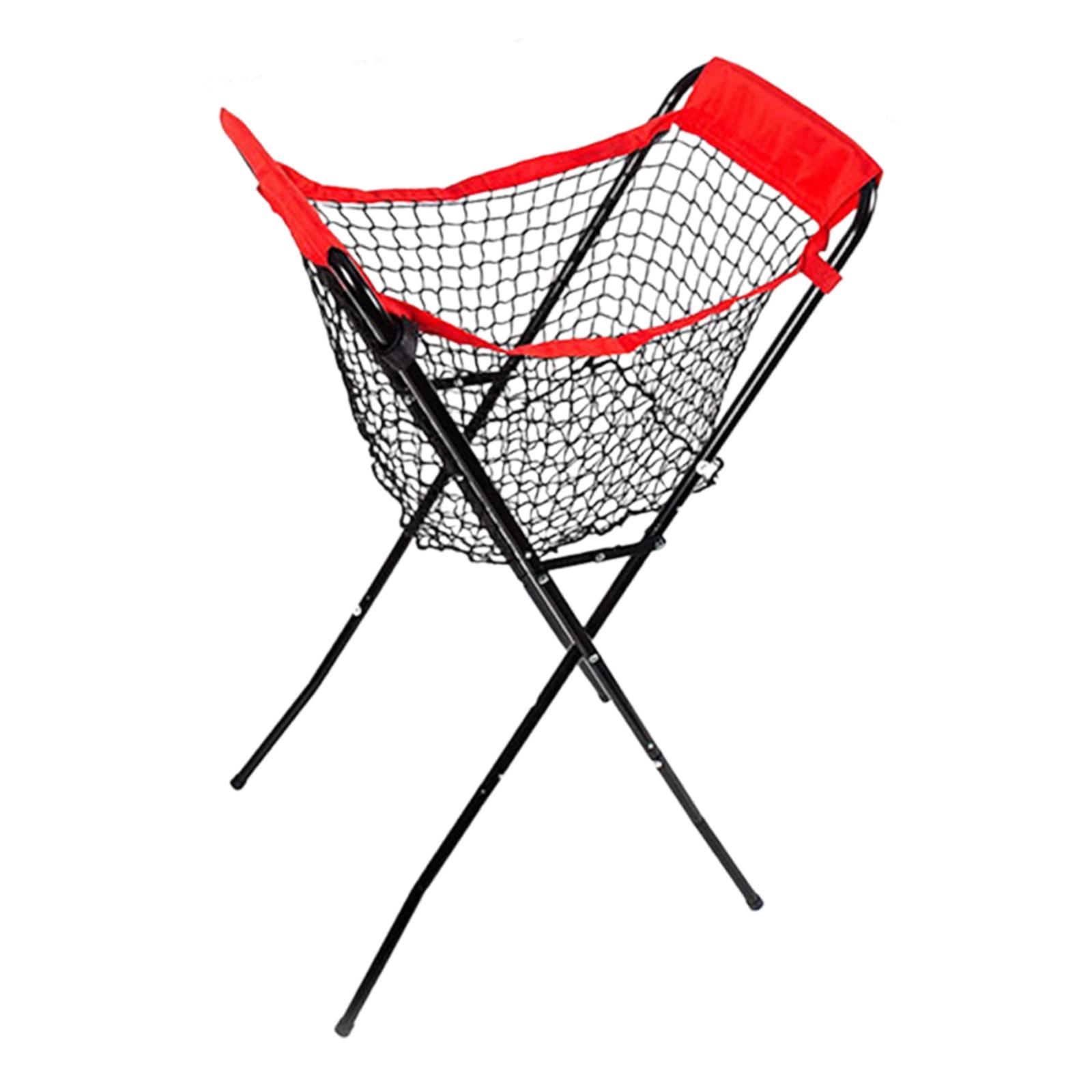 Magideal - Colector De Béisbol, Aro De Béisbol, Pelota De Práctica De Softbol De Cuatro Lados, Equipo De Entrenamiento De Béisbol Portátil De Alta Resistencia Pa