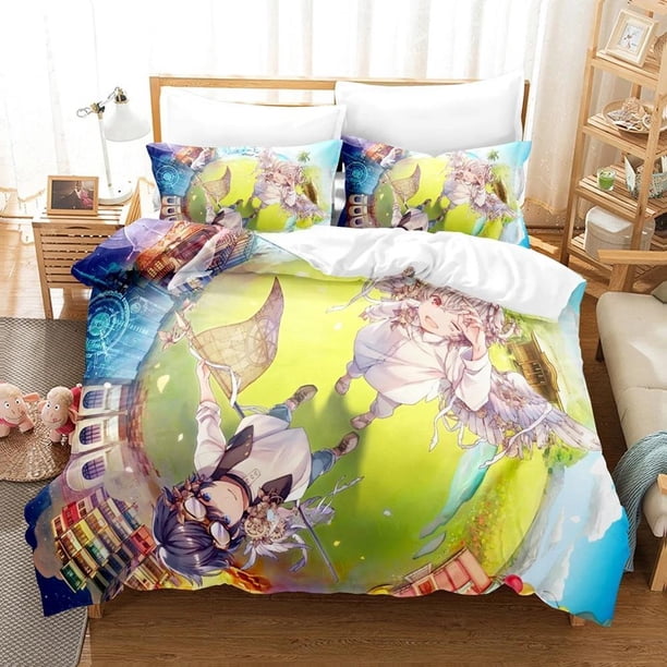 After the Rain Bedding Set Single Twin Full Size Bed Set Adult Kid Bedroom Duvet cover Sets Anime Bed Sheet Bed Sheets