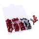 thumbnail image 3 of 158 Uds. Kit Completo De Pernos De Carenado Para Motocicleta, Clips De Sujeción, Tornillos, Rojo, 3 of 5