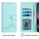thumbnail image 4 of Funda tipo cartera FOXDOCK para Xiaomi Redmi Note 14 PRO Plus 5G con soporte, ranuras, RFID, diseño de gato, 4 of 5