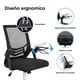 thumbnail image 2 of Silla Ejecutiva Ergonómica Liverpool con Soporte Lumbar – Color Negro, 2 of 8
