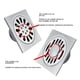 thumbnail image 2 of 1pc Stainless Steel Floor Drain, Deodorant Bathroom Shower Hair Catcher, Practical Shower Drain Hair Catcher For Kitchen Bathroom, 2 of 4