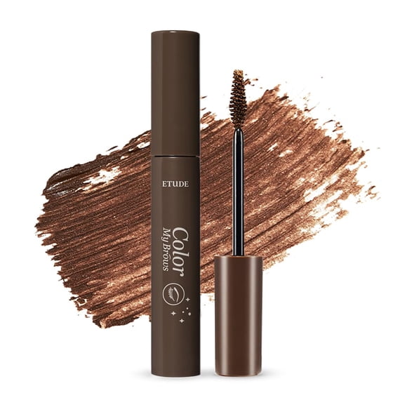 Máscara de cejas ETUDE Color My Brows, talla grande, marrón intenso, 9 g