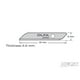 thumbnail image 2 of Repuesto Cuchillo Blanco Ts-1, 2 of 2