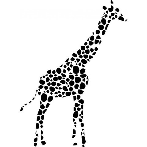 Rienda Libre Graphics - Decomural Sport Giraffe Safari Animals Ws-32980