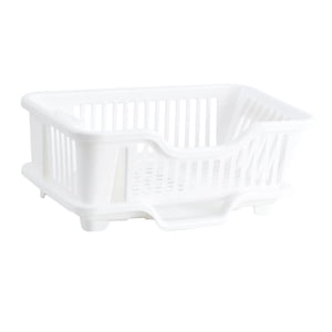 Magideal - Escurridor De Platos, Organizador De Cubiertos, Soporte Para Cubiertos, Colador Multifunción, Fregadero, Escurridor De Platos Para Cocina, Restaurante Blanco