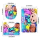 thumbnail image 3 of Chu Chu TV Juego de 3 alfombras de baño de coral fleece: tapete de baño + alfombra de inodoro en forma de U + funda de tapa de inodoro en forma de O, 3 of 6