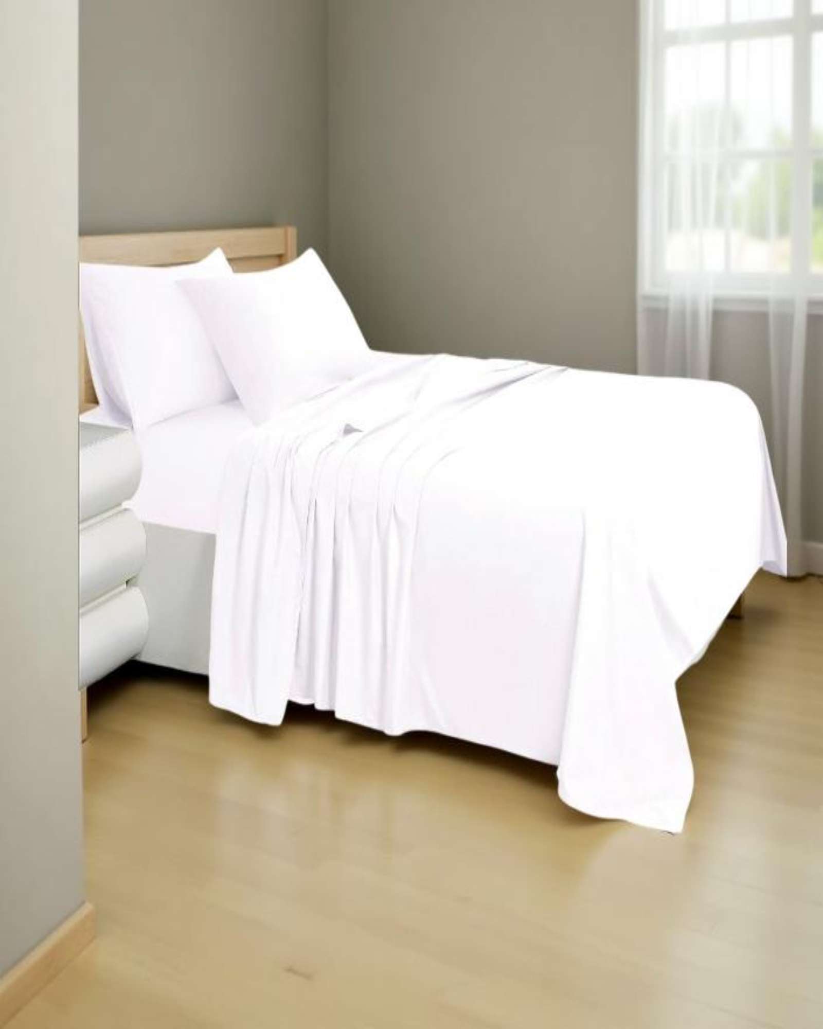 Myl Todo Hogar - Sábanas De Poliester Suave Colores Lisos King