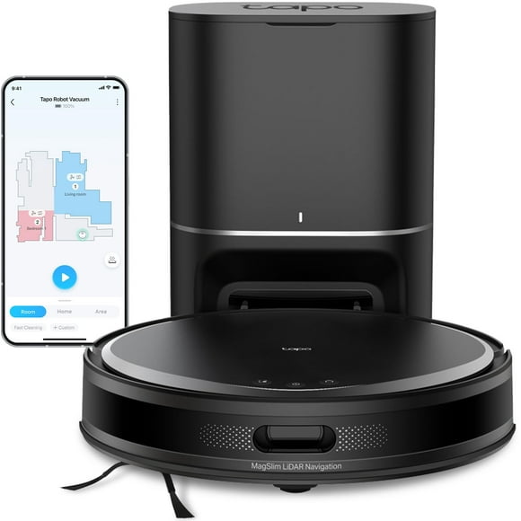 Robot aspirador y trapeador Tapo RV20 Max Plus con muelle de vaciado automático