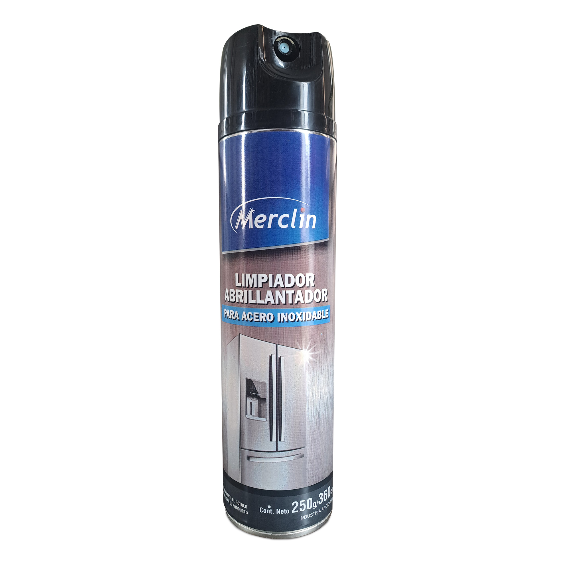 Merclín - Limpiador Abrillantador Para Acero Inoxidable Aerosol 360Ml / Merclin
