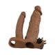 thumbnail image 4 of Funda Extensora con Vibración para Doble Penetración 19 cm Mulato, 4 of 5