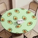 thumbnail image 5 of Aguacate theme Fitted Round Tablecloths Elastic Edged Table Covers Waterproof Table Cloth For Kitchen Holiday Party Tables Decor 120cm, 5 of 6