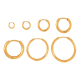 thumbnail image 1 of Aros Baño Oro 18k Argollas Lisas 10mm, 1 of 3