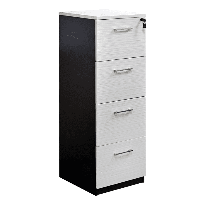 Msa Muebles Santa Ana - Kardex 4 Cajones Maple Con Gris