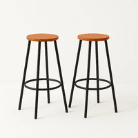 Klik Muebles - Pack De 2 Pisos Taburete De Bar Elipse Industrial