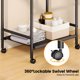 thumbnail image 5 of Porta toallas Homeiju de 4 niveles ajustable negro, 5 of 9