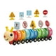 thumbnail image 1 of Juego De Tren De Madera Montessori Para Bebés A Partir De 2 Años, Niños Y Niñas, 1 of 5