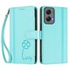 thumbnail image 3 of Funda Cartera Trébol para Motorola Moto G Stylus 2024 5G con Ranuras Tarjetas y Carga Inalámbrica Verde menta, 3 of 6