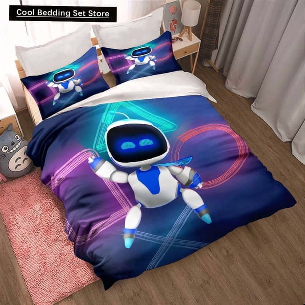ASTRO BOT Cute Cartoon Bedding Set Duvet Set Double Bed Size Bed Set Adult Children