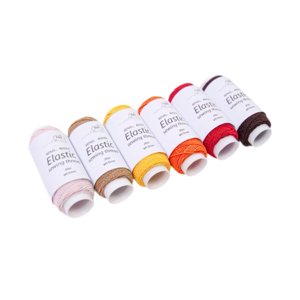 Magideal - Cordones Elásticos De Rosca Elástica De Rosca Elástica Cuerda Elástica De Cuerda Elástica Para Artesanías Para Acolchar Joyas De Serger De Tejido De P B