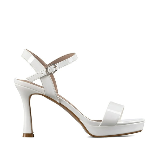 Sandalia Casual Taco Alto Simil Charol Mujer Weide YOU537