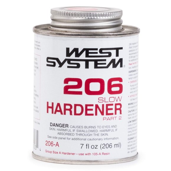 Endurecedor epoxídico West System 206-A para resina 105, 1 litro
