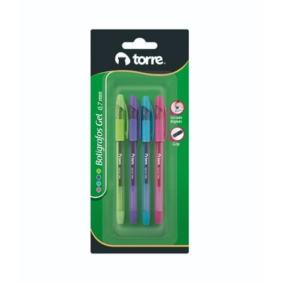 Bolígrafo 4 Bolig Gel Quick  Torre