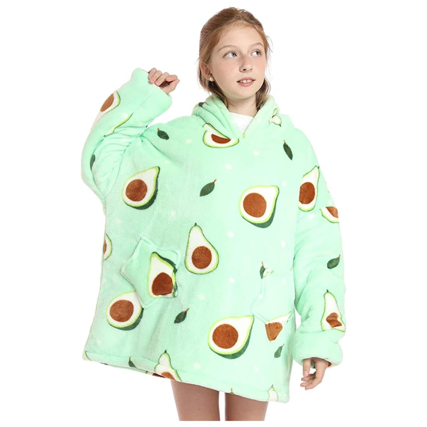 Total Upgrate - Poleron De Polar Manta Para Invierno Infantil Verde Palta