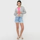 thumbnail image 4 of Polerón Mujer Gris Full Zipper Corona, 4 of 5