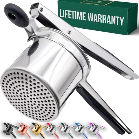 Exprimidor De Patatas Bellemain, Tamaño Grande, 450 Ml, Acero Inoxidable