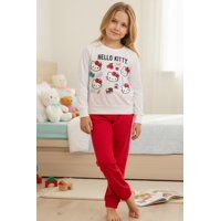 Pijama Niña Hello Kitty Beige 3
